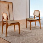 Conjunto Com 2 Cadeiras Malta Premium Em Madeira Maciça Para