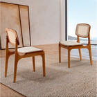 Conjunto Com 2 Cadeiras Malta Premium Em Madeira Maciça Para