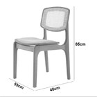 Conjunto Com 2 Cadeiras Malta Premium Em Madeira Maciça Para