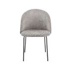Conjunto Com 2 Cadeiras Margaret Cinza