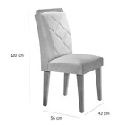 Conjunto Com 2 Cadeiras Melissa Rufato