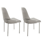 Conjunto Com 2 Cadeiras Metal Vicenza Moderna Mobilia