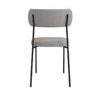 Conjunto Com 2 Cadeiras Mona Linho Cinza E Caramelo