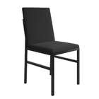 Conjunto Com 2 Cadeiras Mônaco Veludo Preto