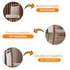 Conjunto Com 2 Cadeiras Munique Em Madeira Maciça Para Sala D