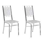 Conjunto Com 2 Cadeiras Ney Ii Branco