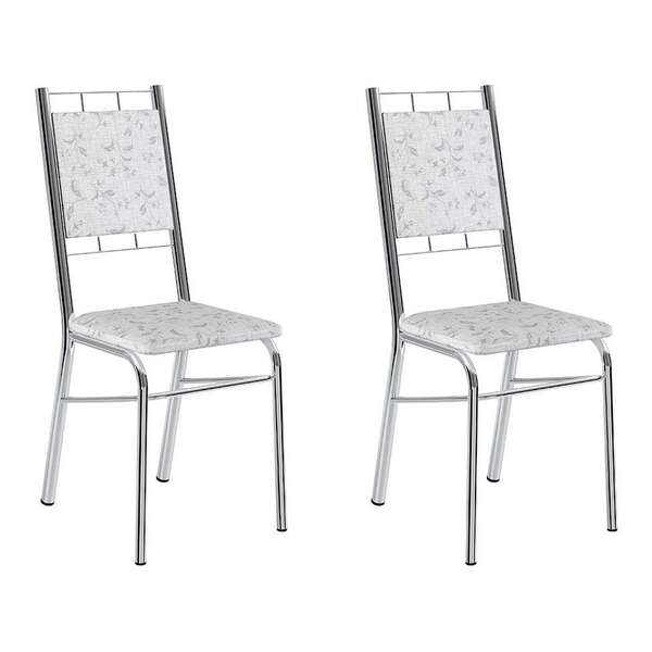 Conjunto Com 2 Cadeiras Ney Ii Branco