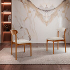 Conjunto Com 2 Cadeiras Noronha Em Madeira Maciça Para Sala D