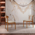 Conjunto Com 2 Cadeiras Noronha Em Madeira Maciça Para Sala D