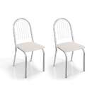 Conjunto Com 2 Cadeiras Noruega Branco