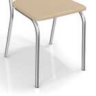 Conjunto Com 2 Cadeiras Noruega Marrom Claro