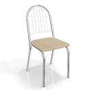 Conjunto Com 2 Cadeiras Noruega Marrom Claro