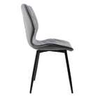 Conjunto Com 2 Cadeiras Palmer Cinza