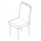 Conjunto Com 2 Cadeiras Paola Wood Suede Joli E Madeira