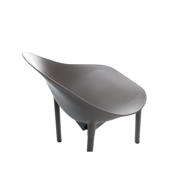 Conjunto Com 2 Cadeiras Para Jardim Pétala Cinza Konkret