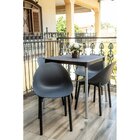 Conjunto Com 2 Cadeiras Para Jardim Pétala Preto