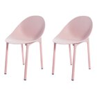 Conjunto Com 2 Cadeiras Para Jardim Pétala Rose