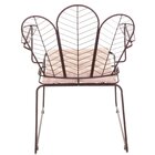 Conjunto Com 2 Cadeiras Para Sala De Estar Vegas Aço Corten/b