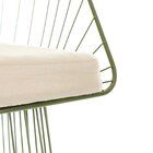 Conjunto Com 2 Cadeiras Para Sala De Estar Wp Verde Oliva/bege