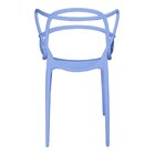 Conjunto Com 2 Cadeiras Para Sala De Jantar Allegra Azul Aço