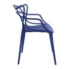 Conjunto Com 2 Cadeiras Para Sala De Jantar Allegra Azul Bic