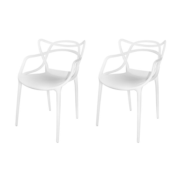 Conjunto Com 2 Cadeiras Para Sala De Jantar Allegra Branco