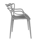 Conjunto Com 2 Cadeiras Para Sala De Jantar Allegra Cinza Bra