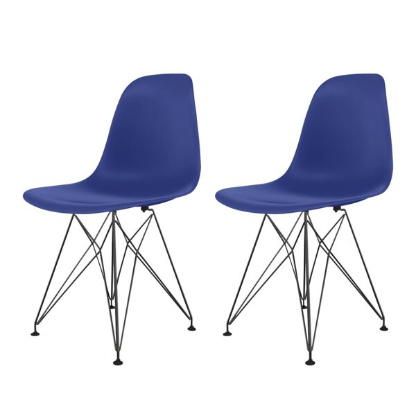 Conjunto Com 2 Cadeiras Para Sala De Jantar Eames Pp Eiffel