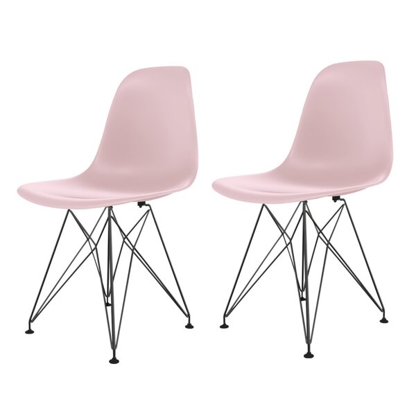 Conjunto Com 2 Cadeiras Para Sala De Jantar Eames Pp Eiffel R