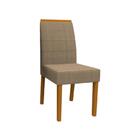 Conjunto Com 2 Cadeiras Para Sala De Jantar Isis Madeira Maci