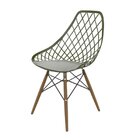 Conjunto Com 2 Cadeiras Para Sala De Jantar Kayla Dsw Verde M