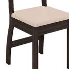 Conjunto Com 2 Cadeiras Para Sala De Jantar Milano Amendoa Sa