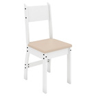 Conjunto Com 2 Cadeiras Para Sala De Jantar Milano Branco Sav