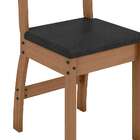 Conjunto Com 2 Cadeiras Para Sala De Jantar Milano Carvalho P