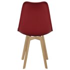 Conjunto Com 2 Cadeiras Para Sala De Jantar Saarinen Wood Ver