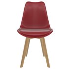 Conjunto Com 2 Cadeiras Para Sala De Jantar Saarinen Wood Ver