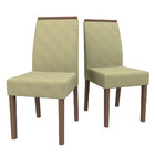 Conjunto Com 2 Cadeiras Para Sala De Jantar Veneza Imbuia Sue