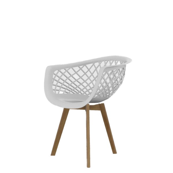 Conjunto Com 2 Cadeiras Para Sala De Jantar Web Wood Branco