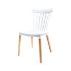 Conjunto Com 2 Cadeiras Para Sala De Jantar Windsor Pp  Branco