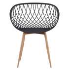 Conjunto Com 2 Cadeiras Quimera Preto