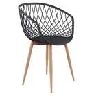 Conjunto Com 2 Cadeiras Quimera Preto