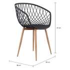 Conjunto Com 2 Cadeiras Quimera Preto