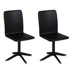 Conjunto Com 2 Cadeiras Raglan Preto