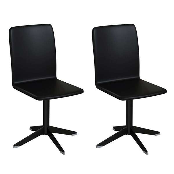 Conjunto Com 2 Cadeiras Raglan Preto