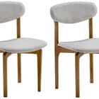 Conjunto Com 2 Cadeiras Rubi Amendoa