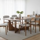 Conjunto Com 2 Cadeiras Rubi Amendoa