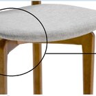 Conjunto Com 2 Cadeiras Rubi Amendoa