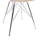 Conjunto Com 2 Cadeiras Saarinen Nude - Base Tower Cromadoâ