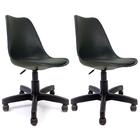 Conjunto Com 2 Cadeiras Saarinen Office Preta Empório Tiffany