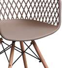 Conjunto Com 2 Cadeiras Siberian Eiffel Bege